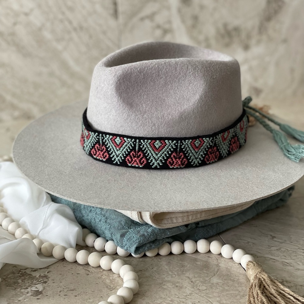 Embroidered Hat Band